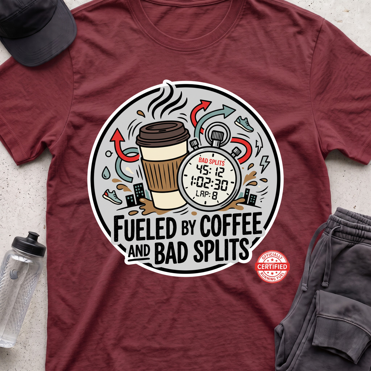 fueled by coffee  T-shirt