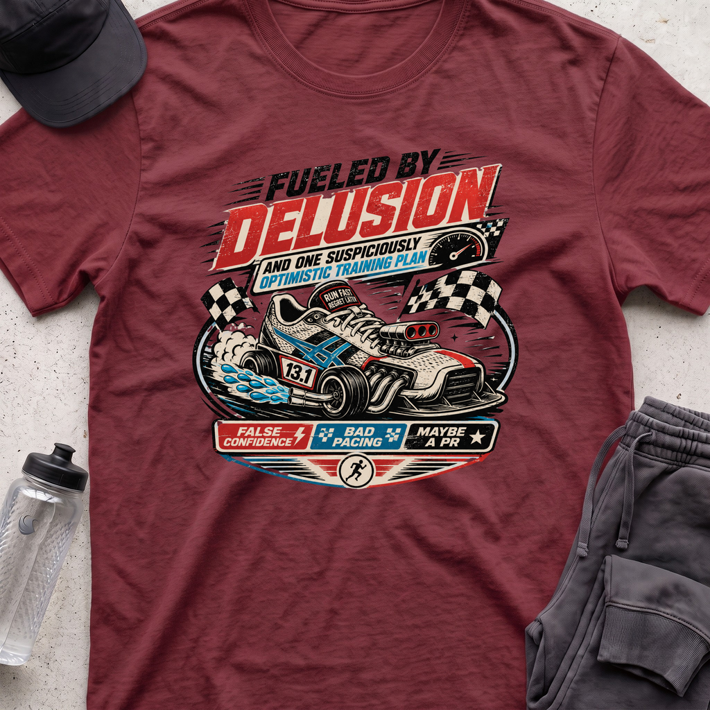 fueled by delusion  T-shirt