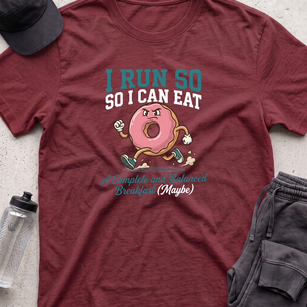 i run so i can eat  T-shirt