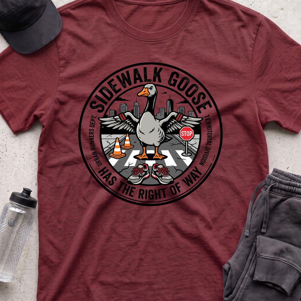 sidewalk goose T-shirt
