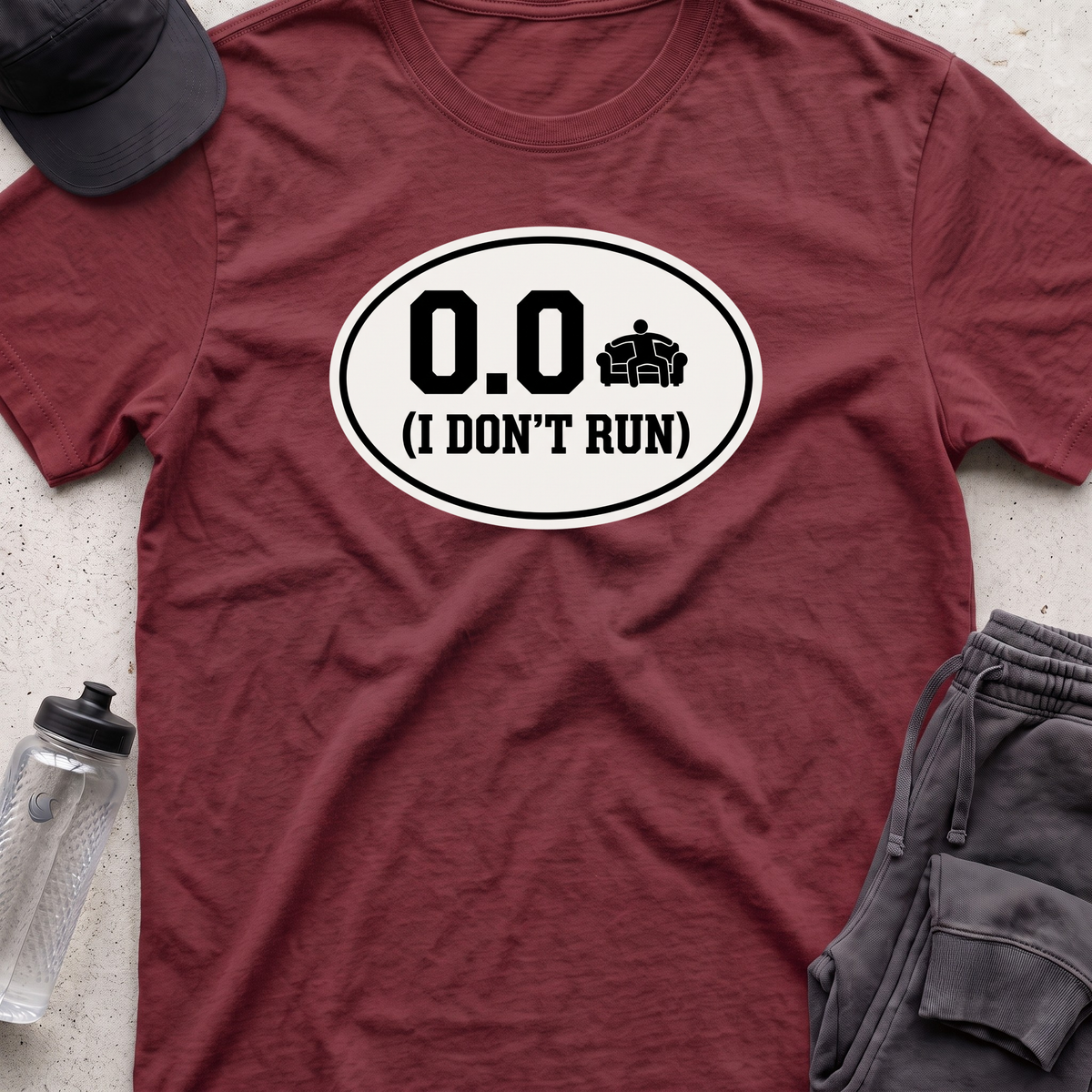 0.0 dont run T-shirt
