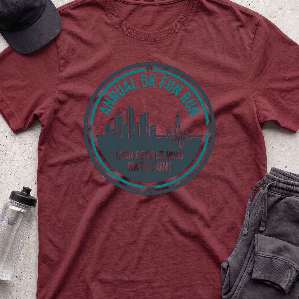 annual 5k fun run T-shirt