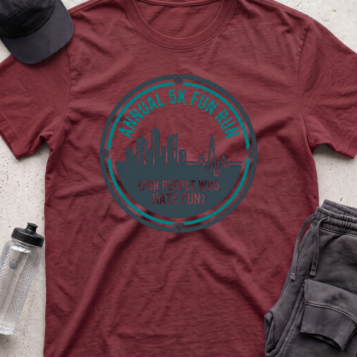 annual 5k fun run T-shirt