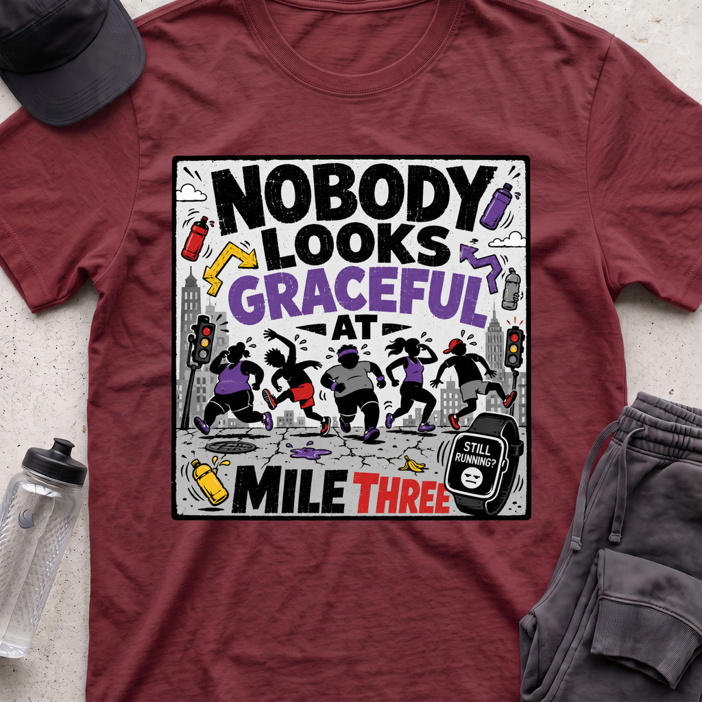 nobody looks graceful T-shirt
