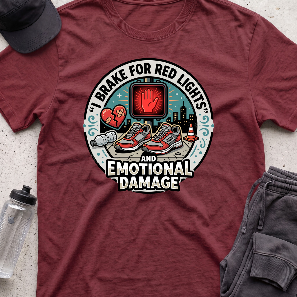 brake for red lights   T-shirt