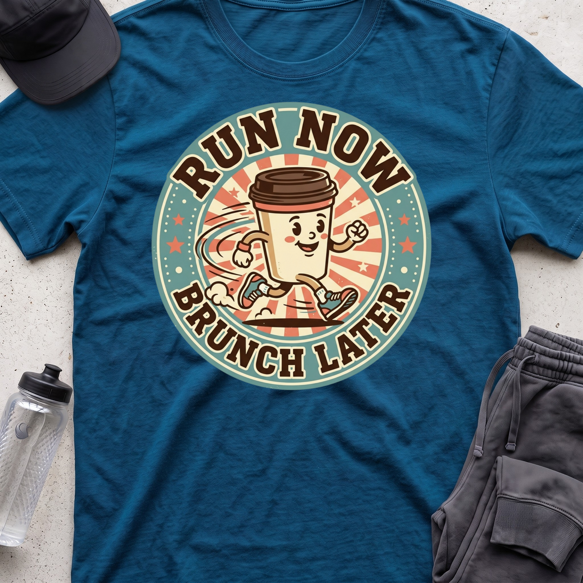 "Run Now, Brunch Later" T-Shirt