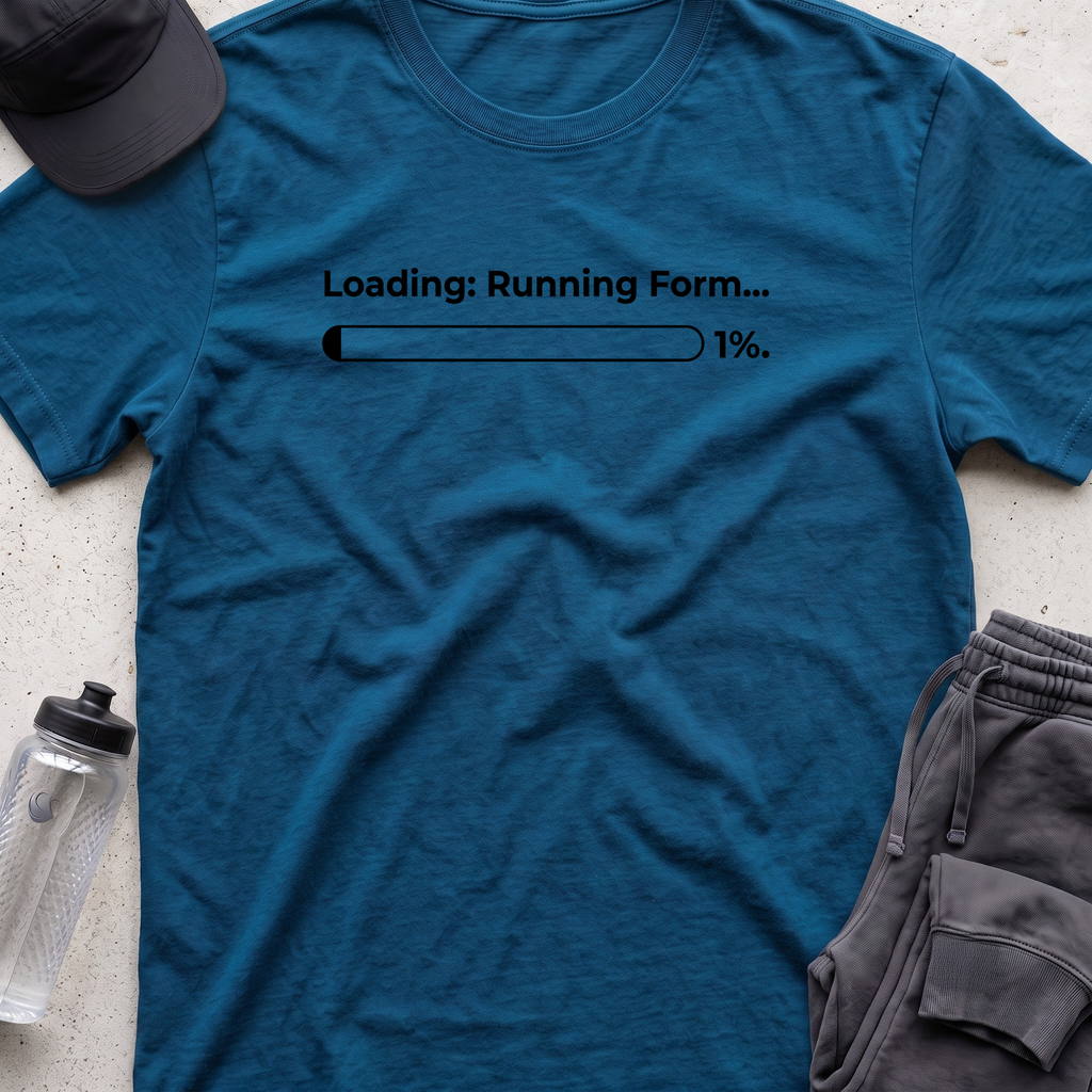 running form loading T-shirt
