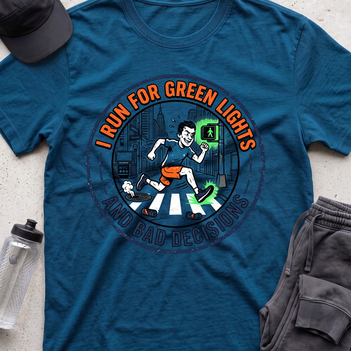i run for green lights T-shirt