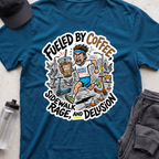 fueled by coffee T-shirt