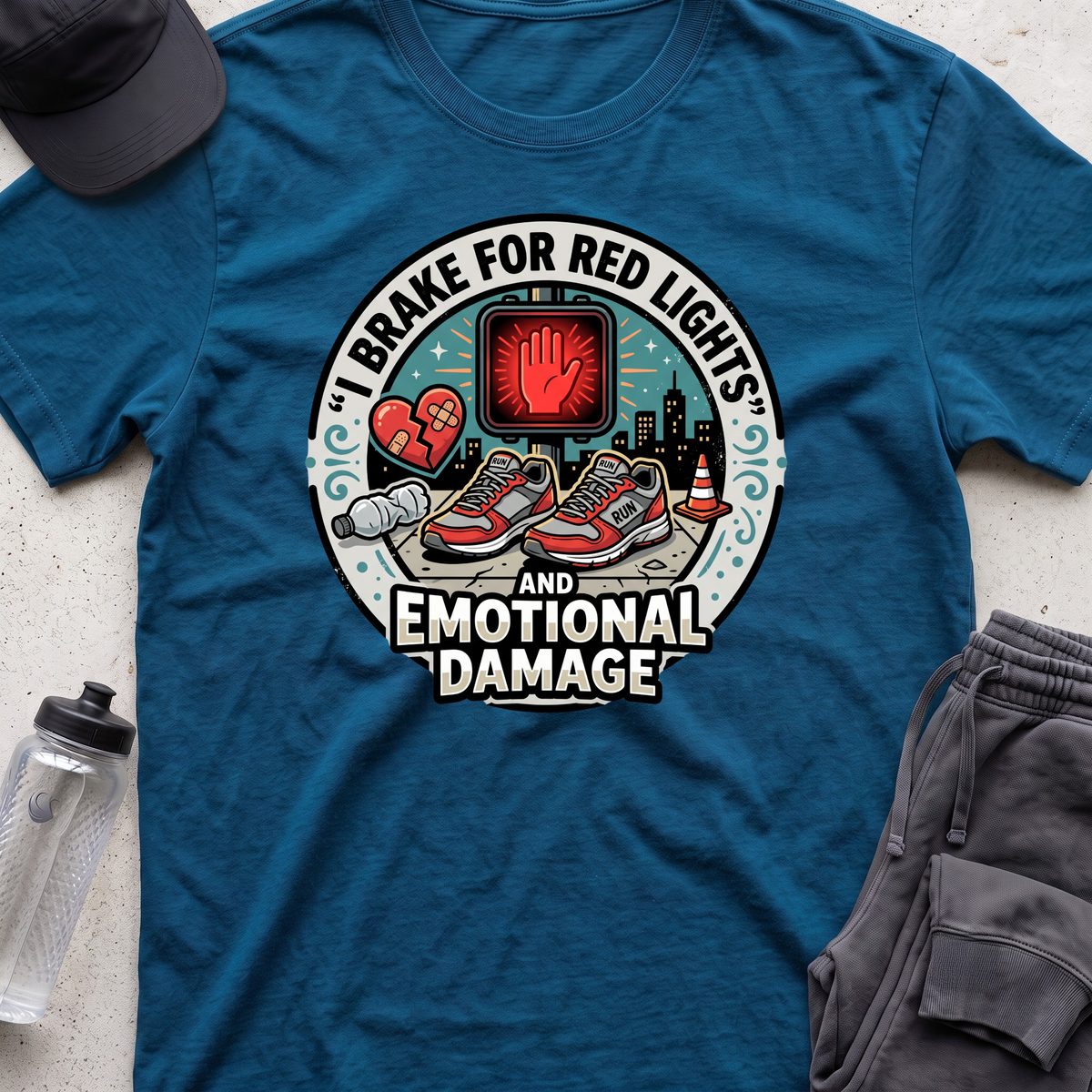 brake for red lights   T-shirt