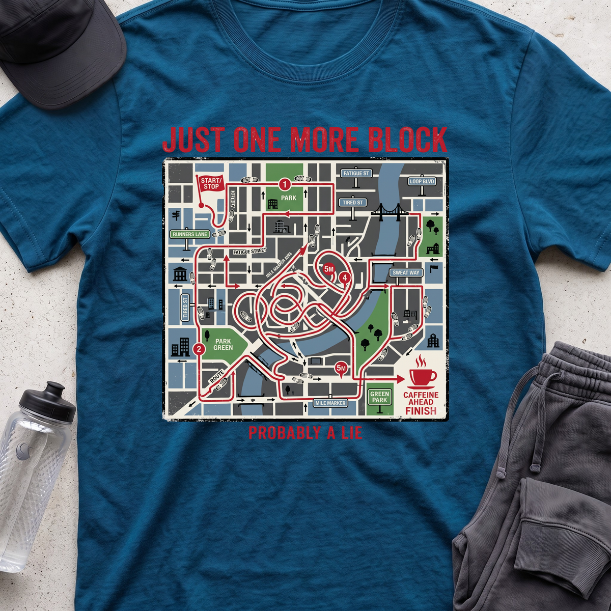 just one more block T-shirt