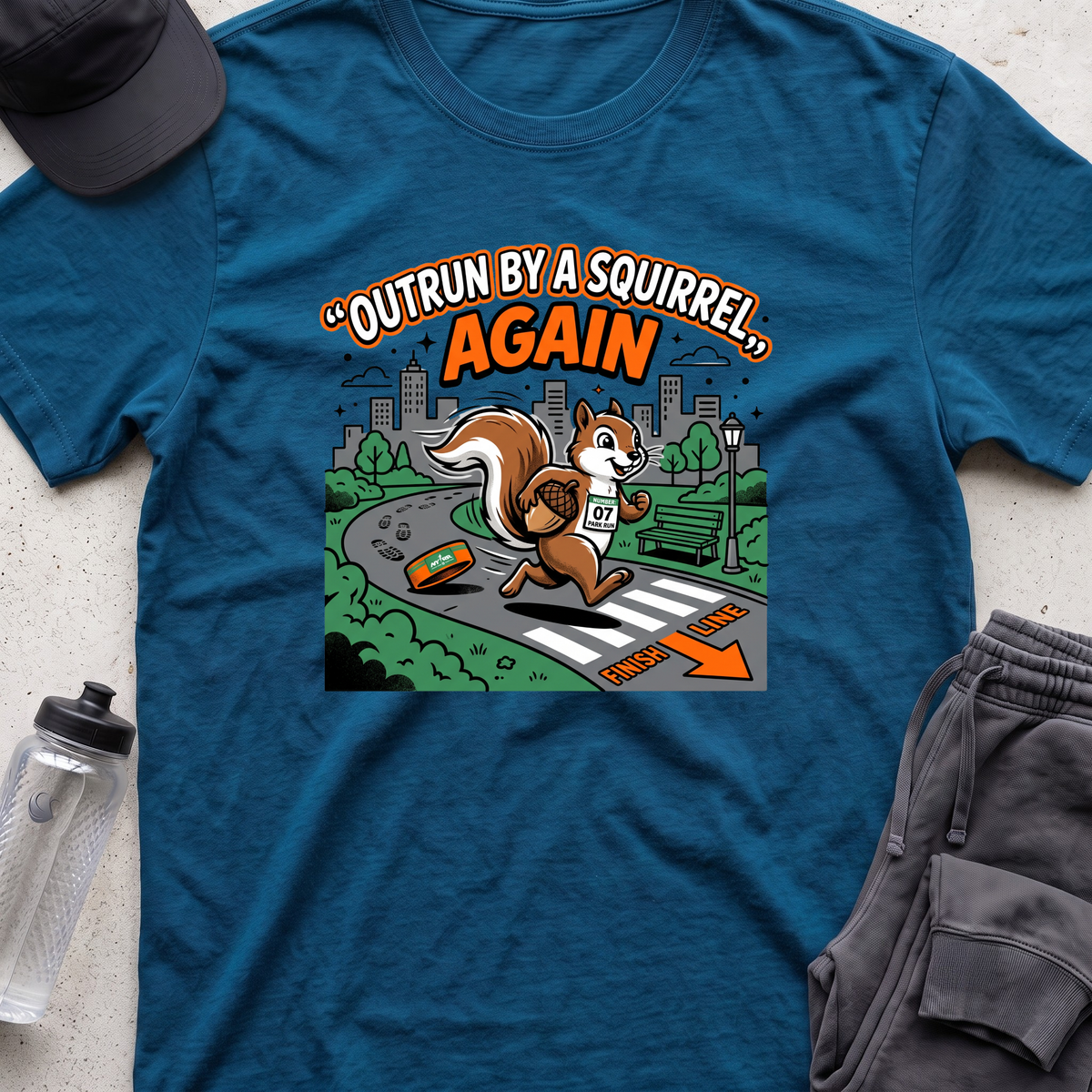 outrun by a squirrel T-shirt