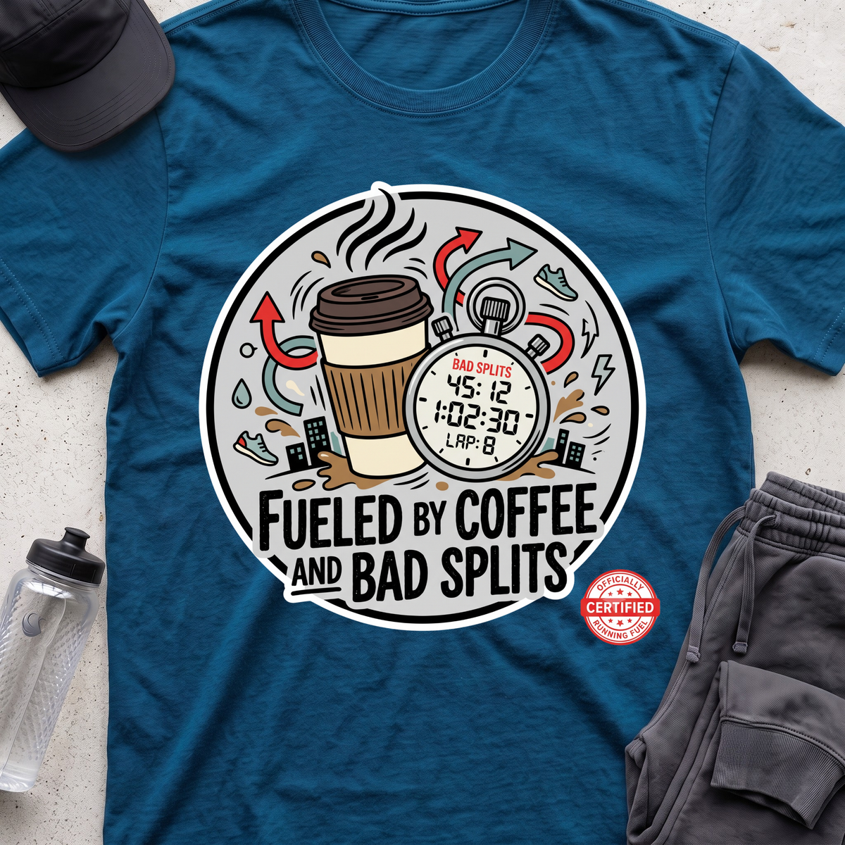 fueled by coffee  T-shirt