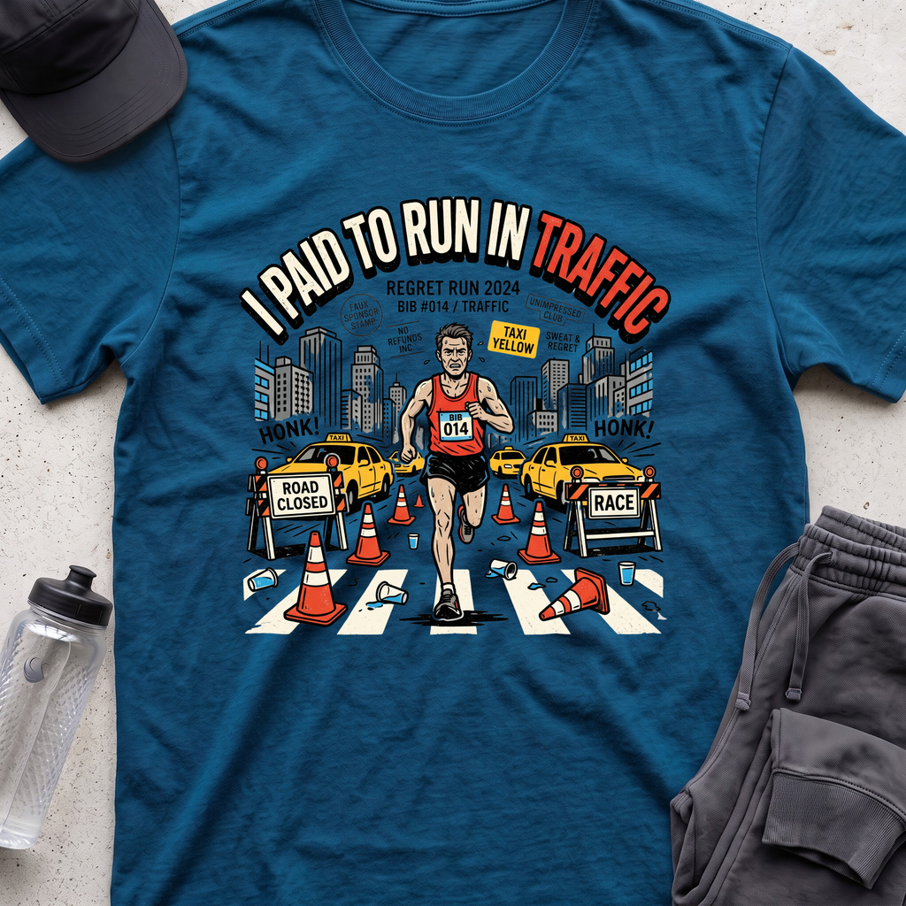 i paid to run T-shirt