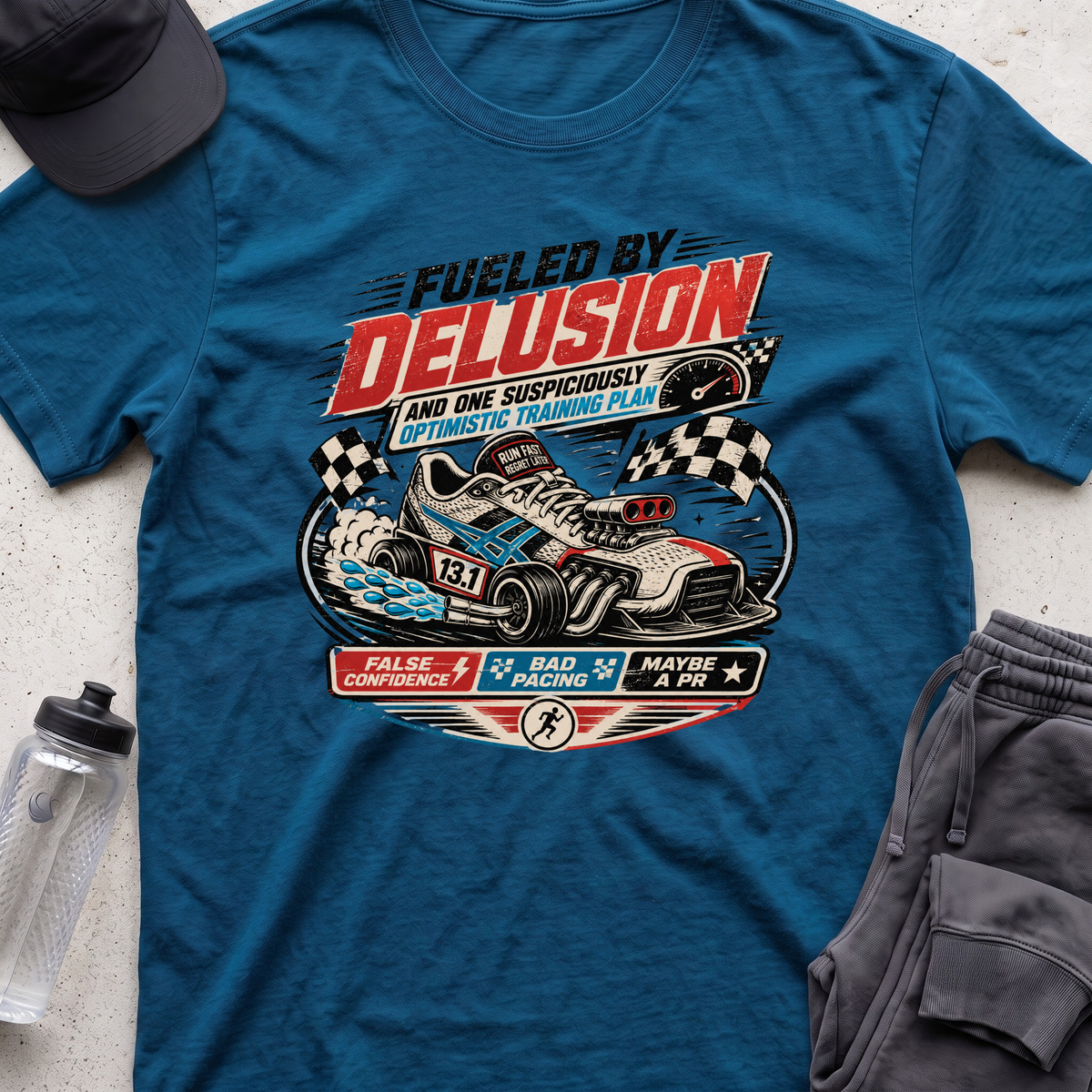 fueled by delusion  T-shirt