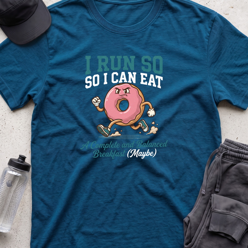 i run so i can eat  T-shirt