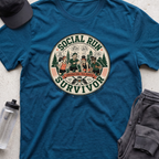 social run survivor T-shirt