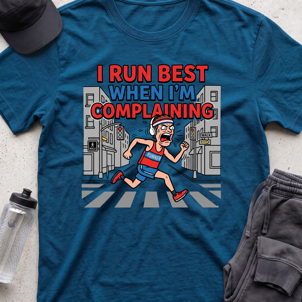 i run best when  T-shirt
