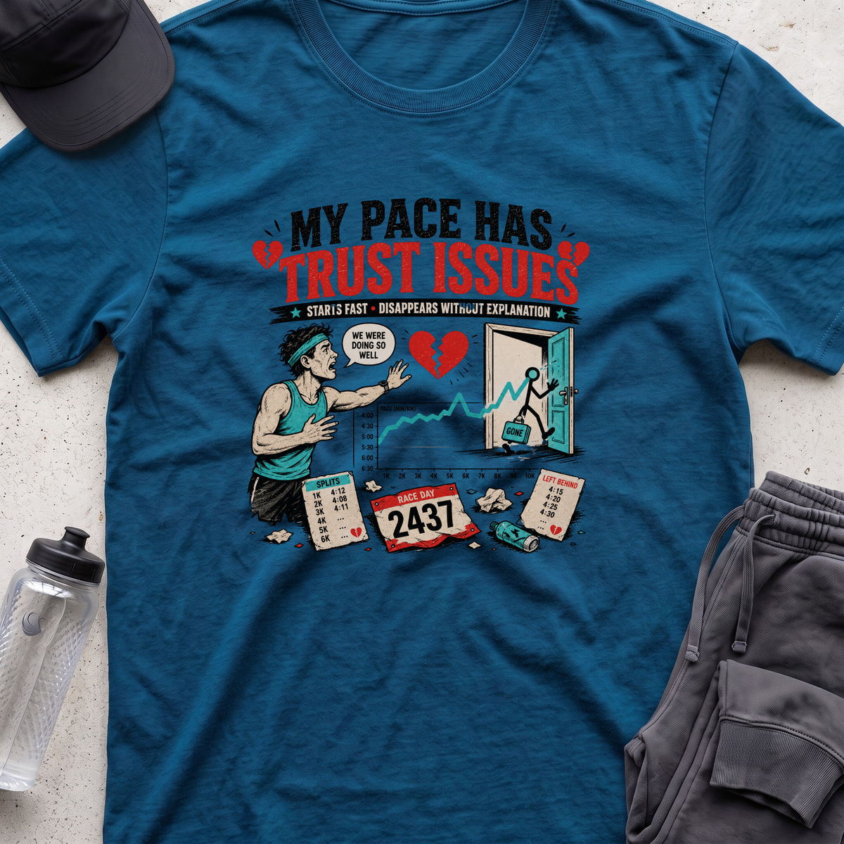 my pace has trust issues T-shirt
