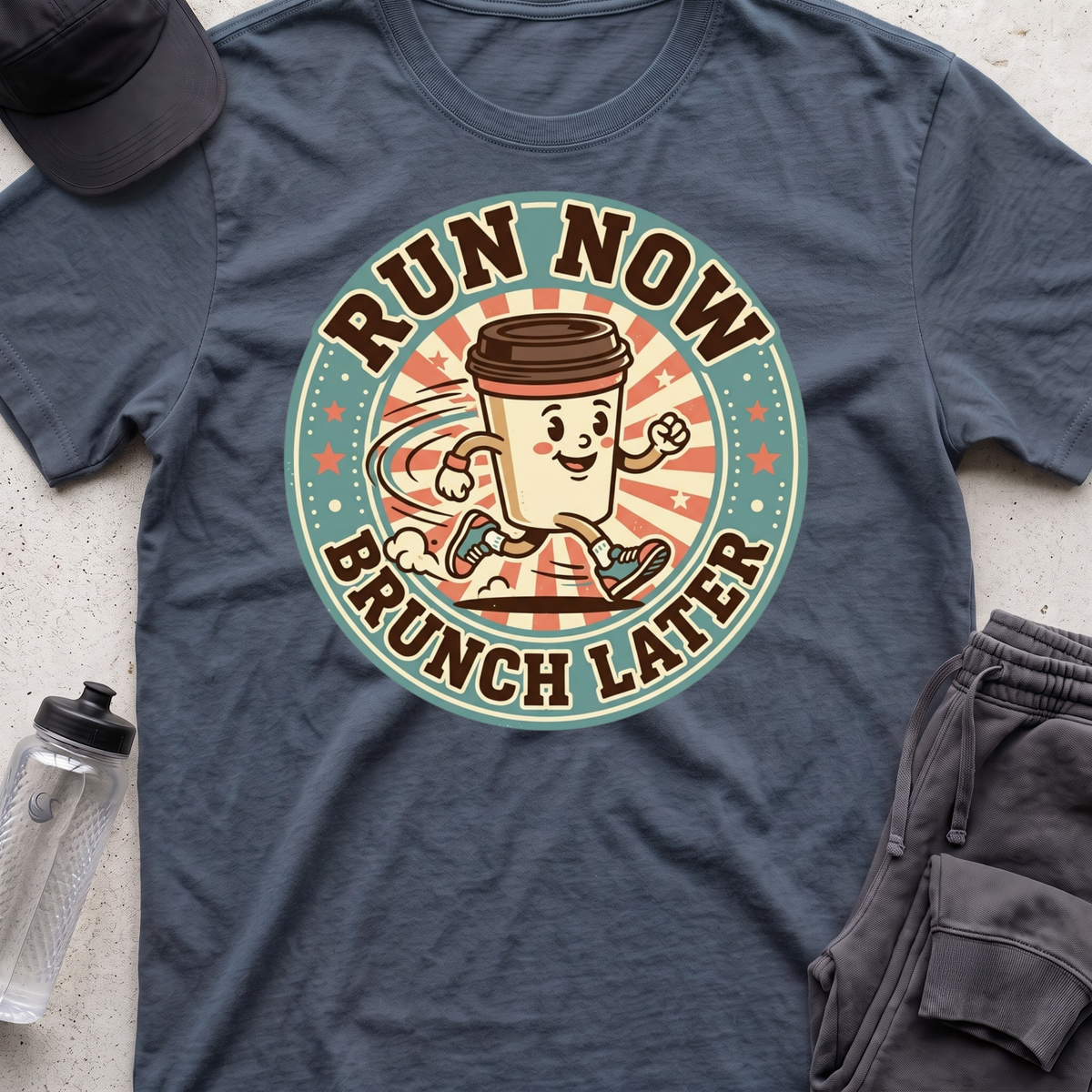 "Run Now, Brunch Later" T-Shirt