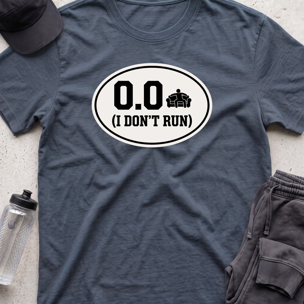 0.0 dont run T-shirt