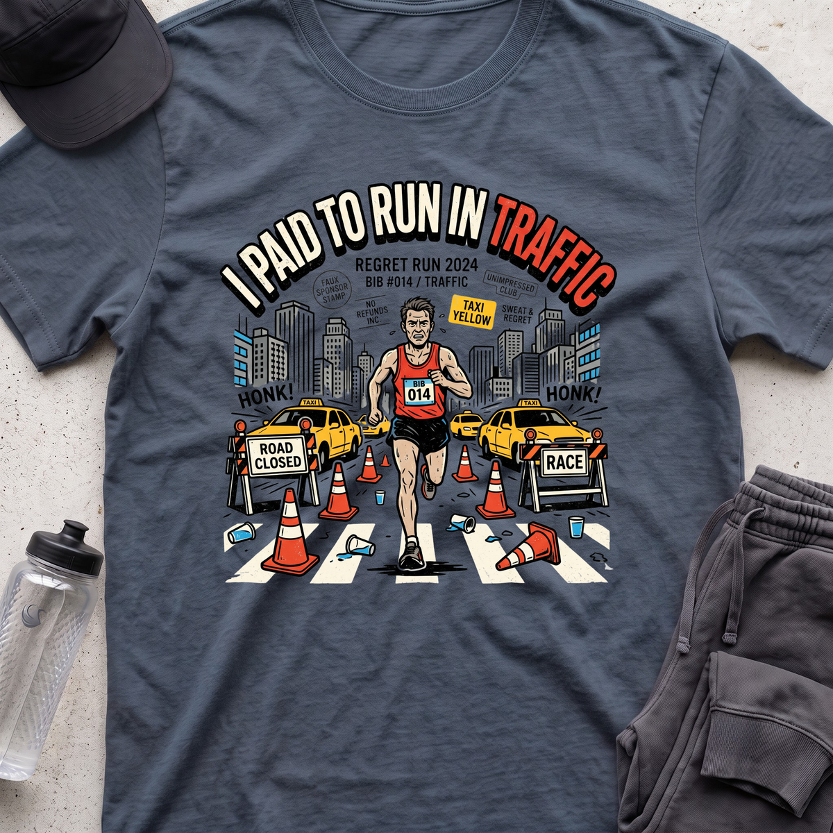 i paid to run T-shirt