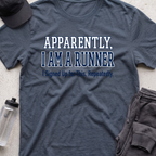apparently a runner T-shirt