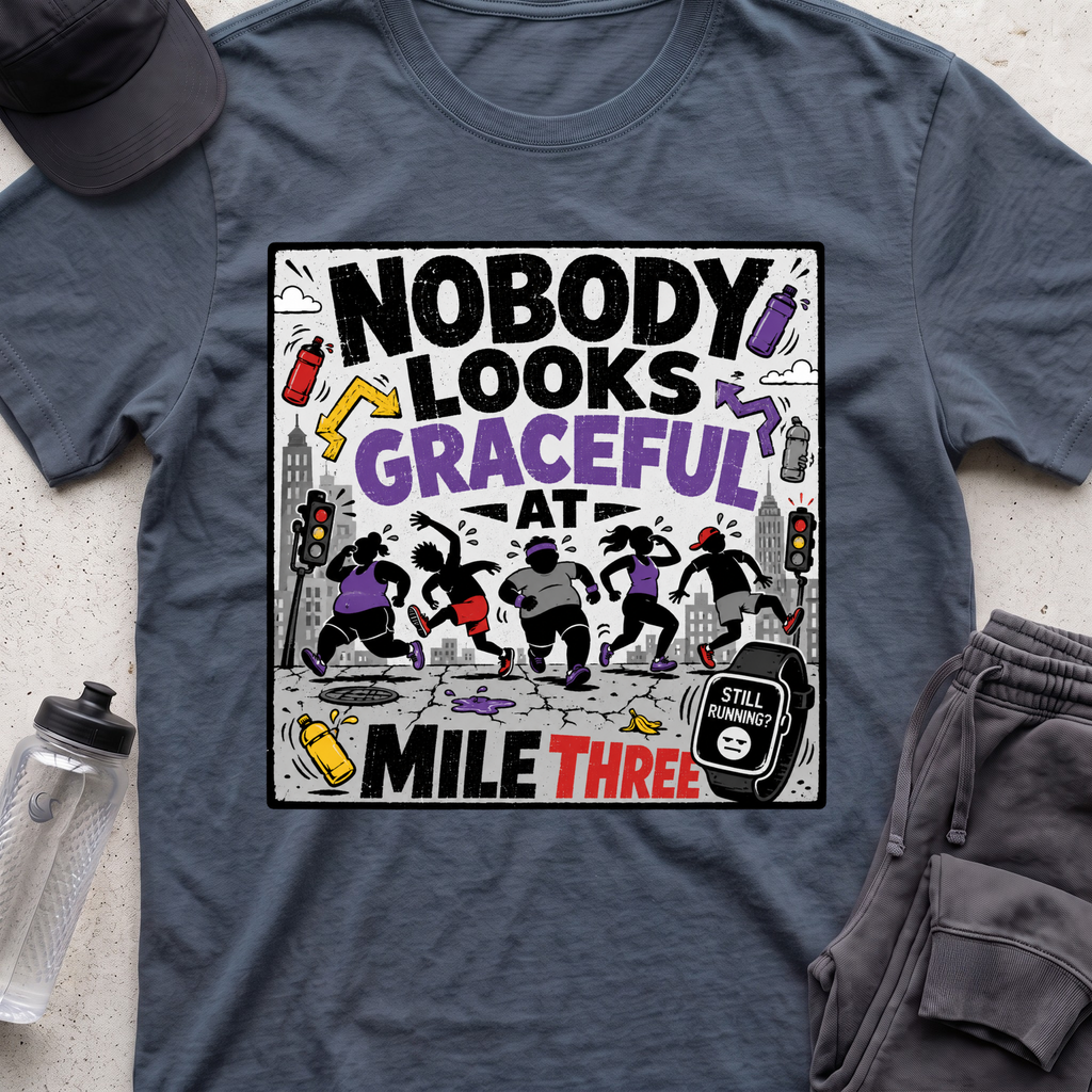 nobody looks graceful T-shirt