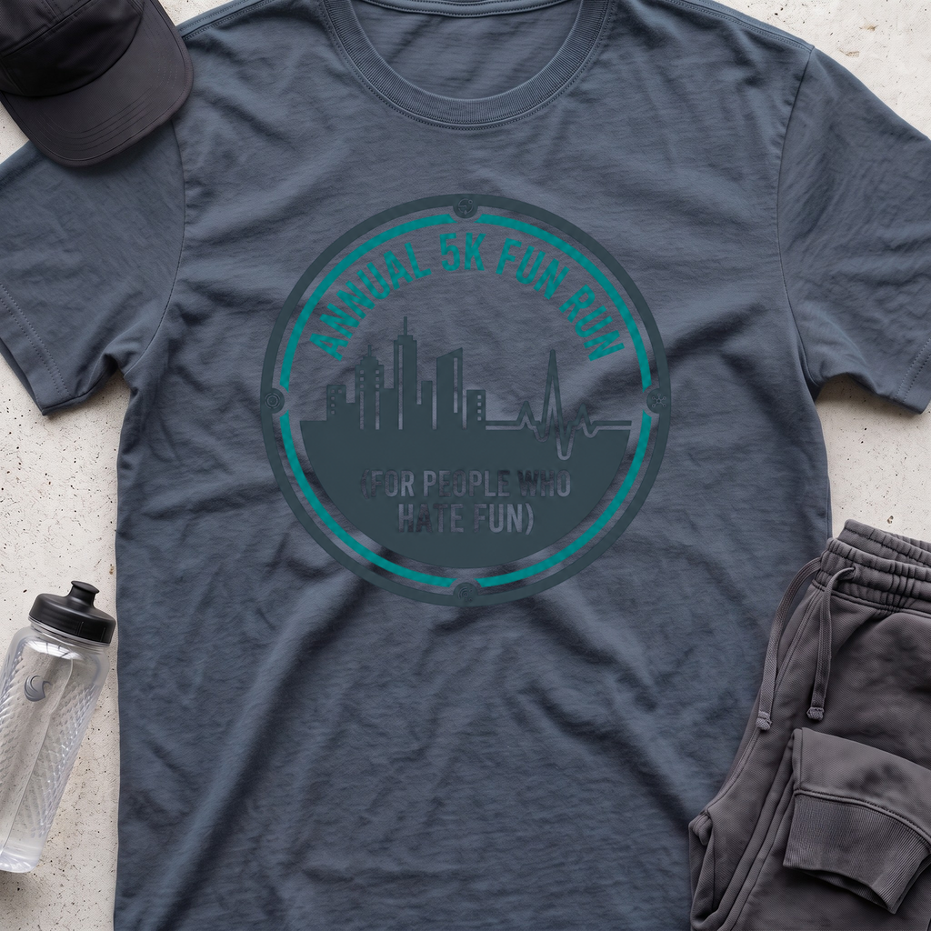 annual 5k fun run T-shirt