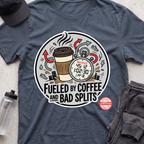 fueled by coffee  T-shirt