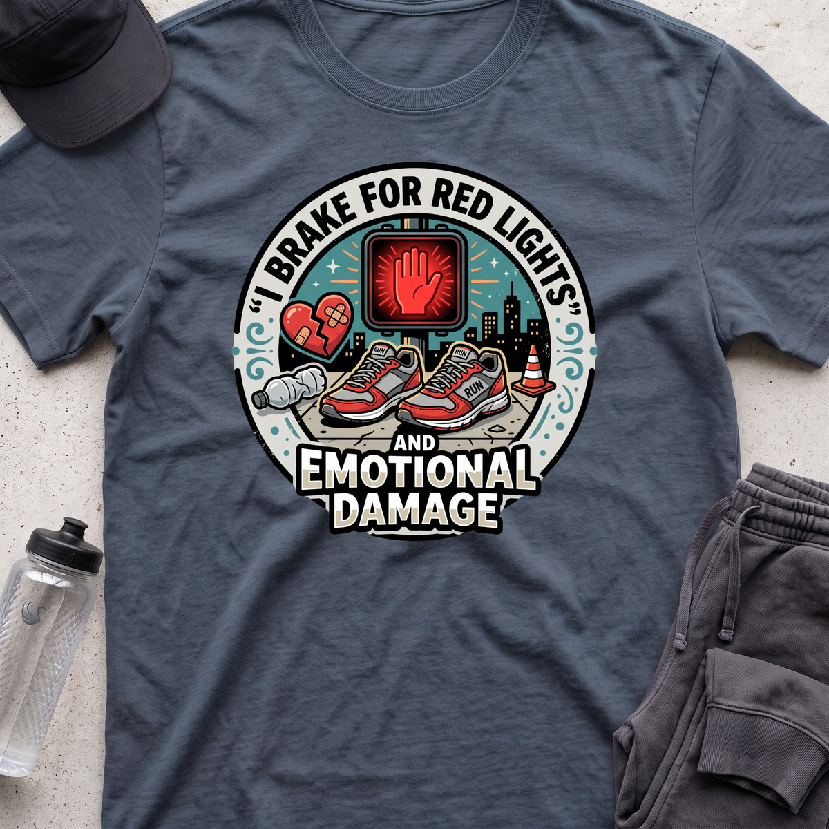 brake for red lights   T-shirt