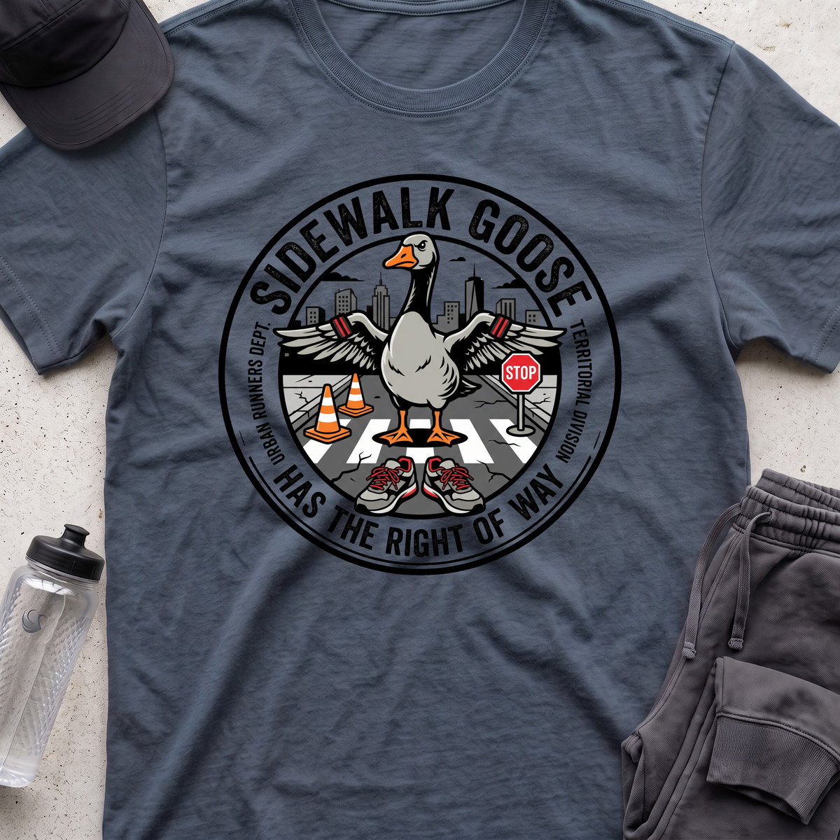 sidewalk goose T-shirt