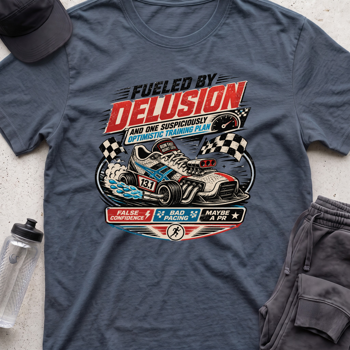 fueled by delusion  T-shirt