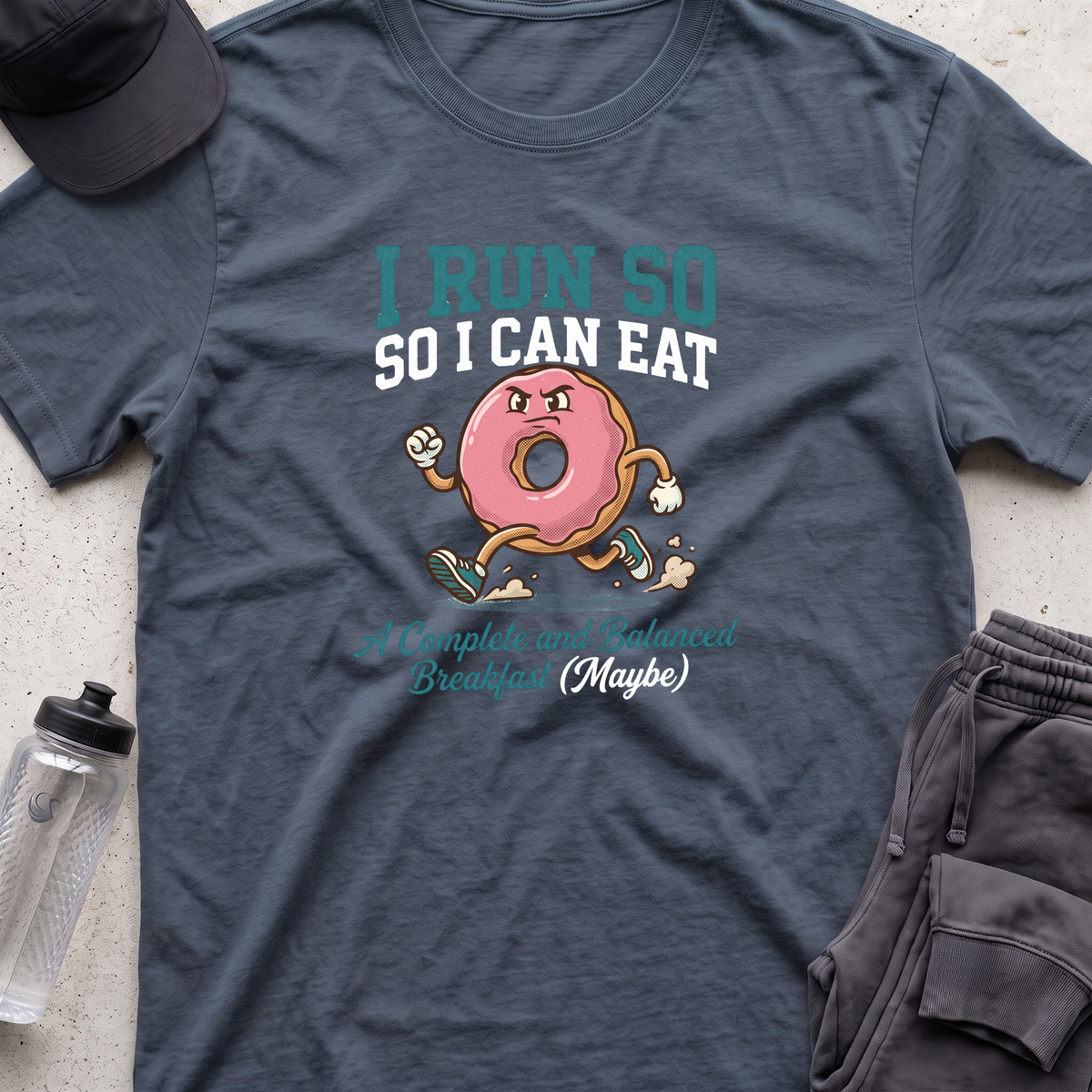 i run so i can eat  T-shirt