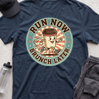 "Run Now, Brunch Later" T-Shirt