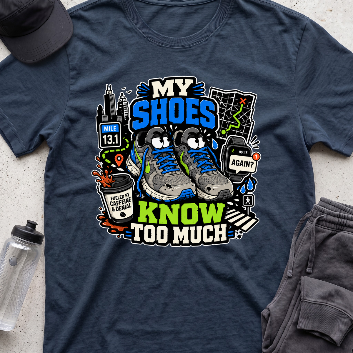 my shoes knows  T-shirt