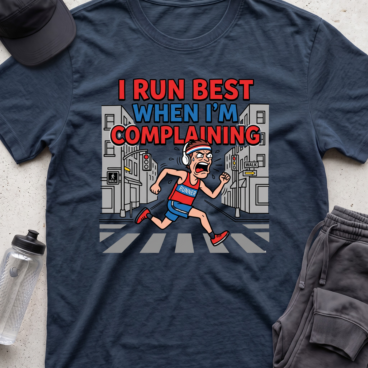 i run best when  T-shirt