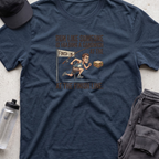 run like someone is holding T-shirt