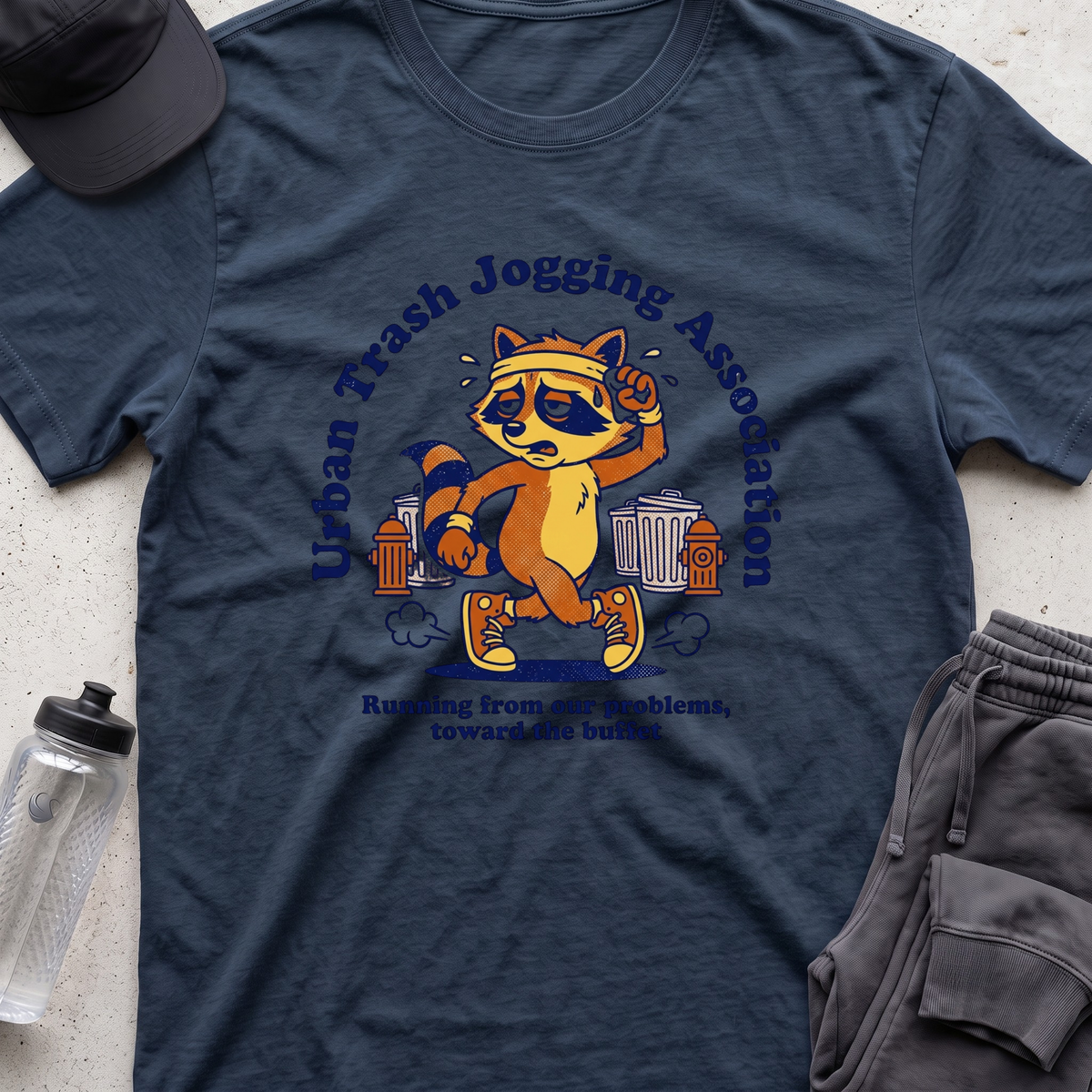 urban trash jogging T-shirt