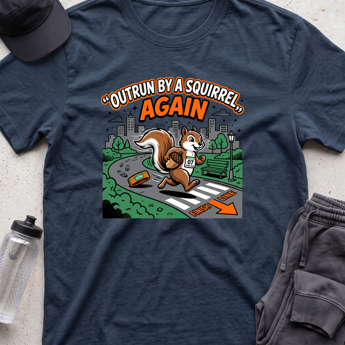 outrun by a squirrel T-shirt