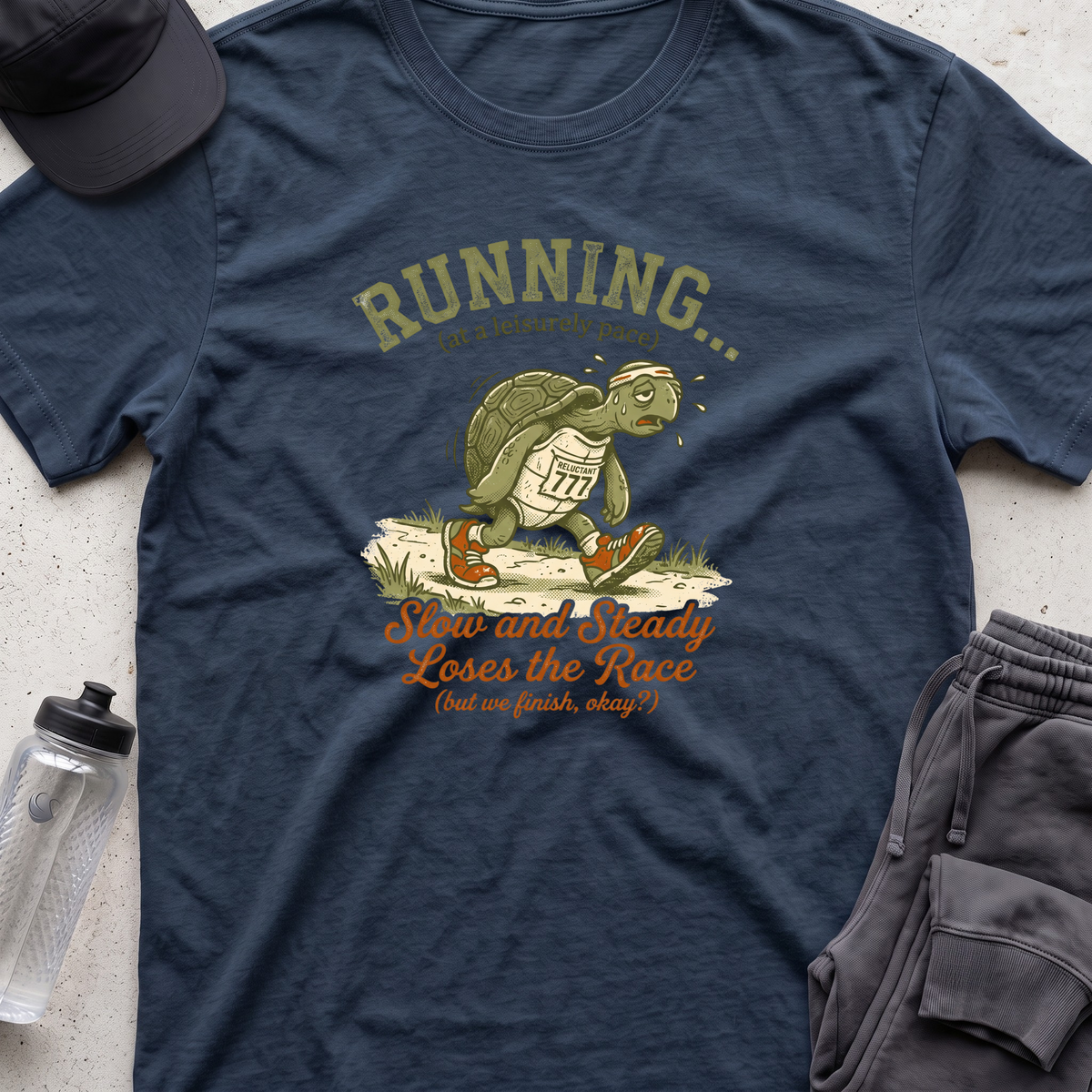 running at leisurely T-shirt