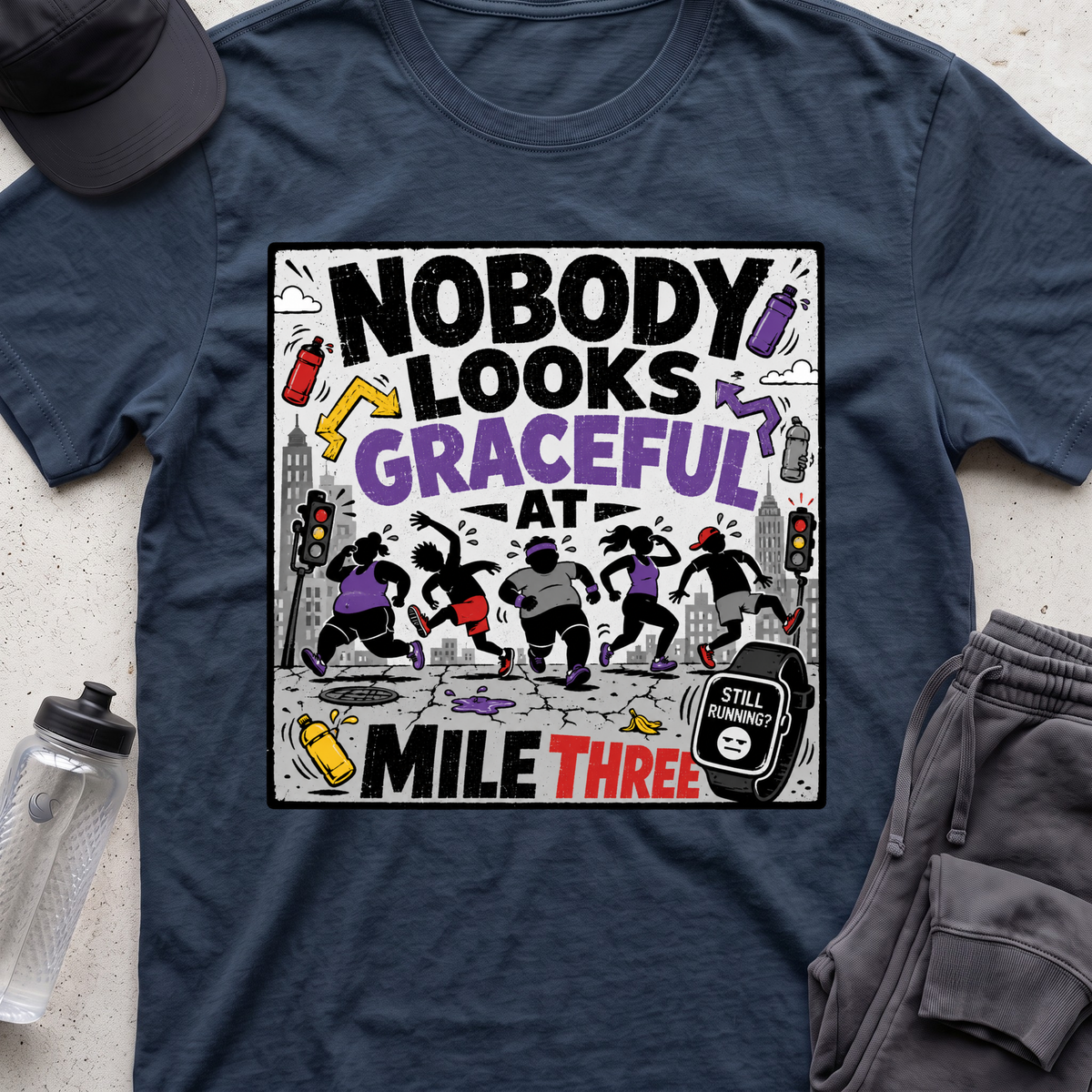 nobody looks graceful T-shirt