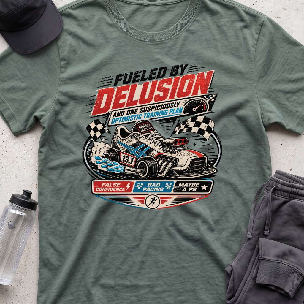 fueled by delusion  T-shirt