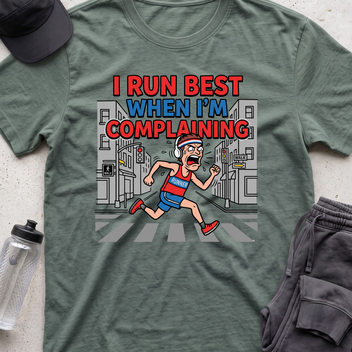 i run best when  T-shirt