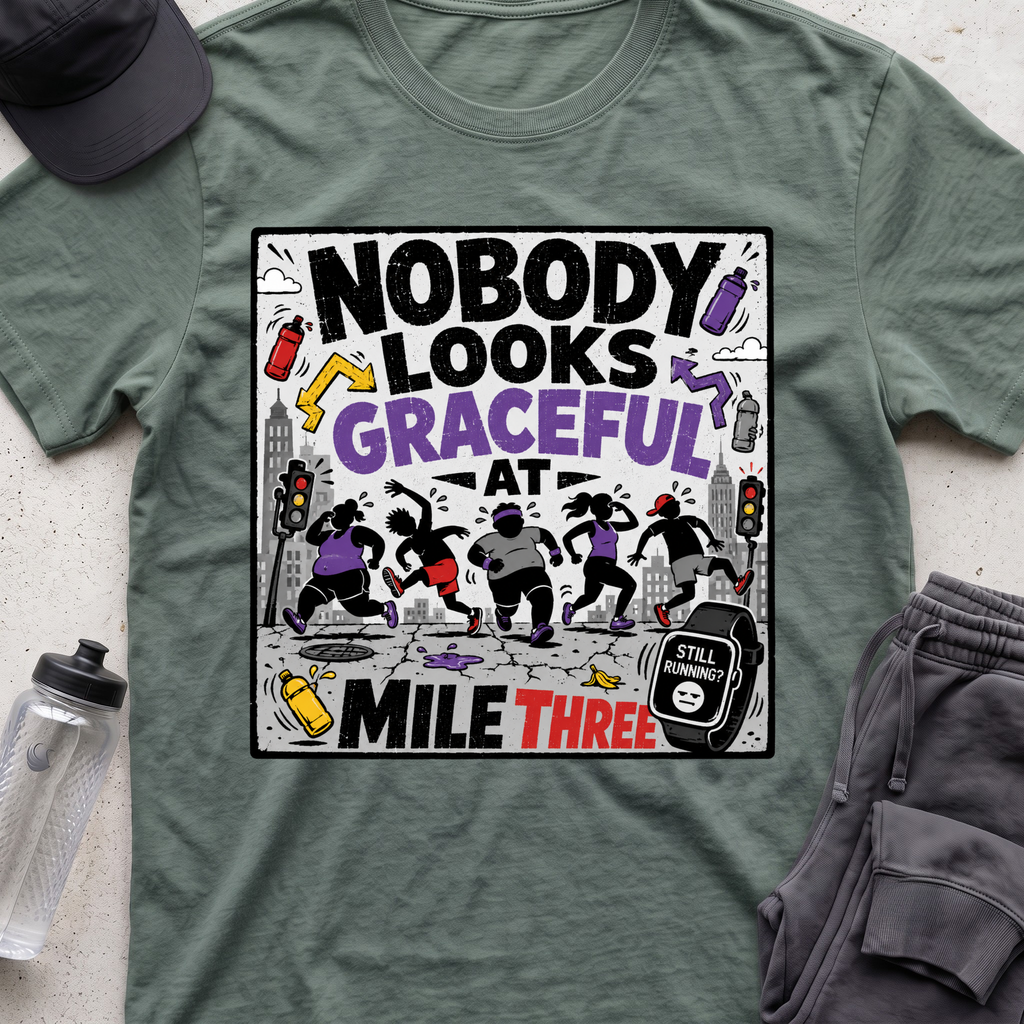 nobody looks graceful T-shirt