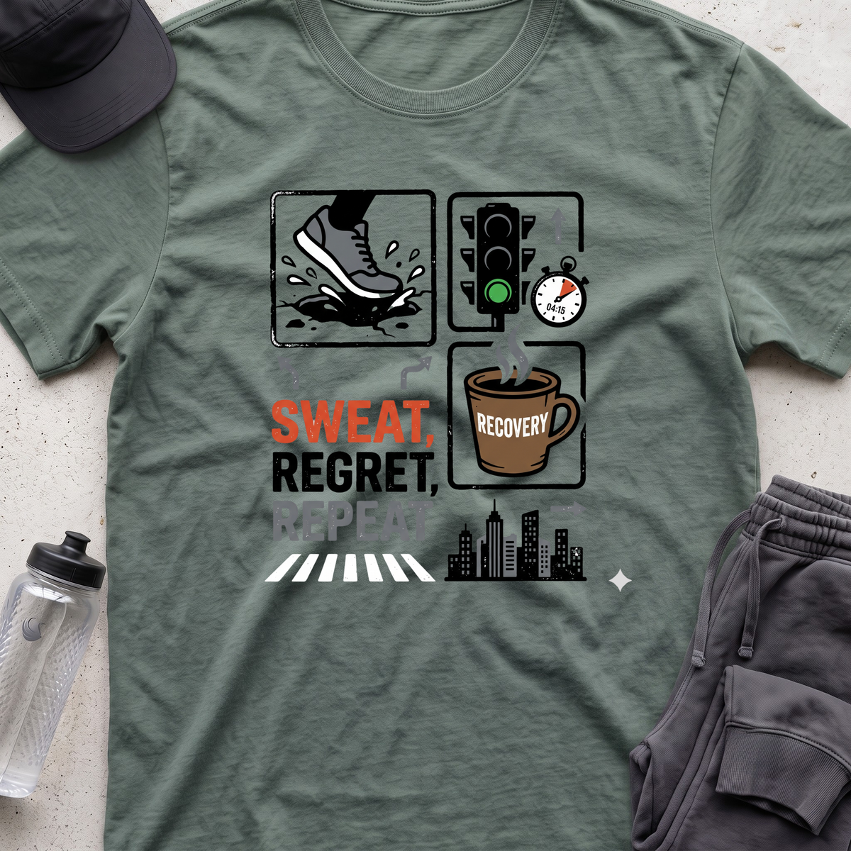 sweat regret repeaT T-shirt