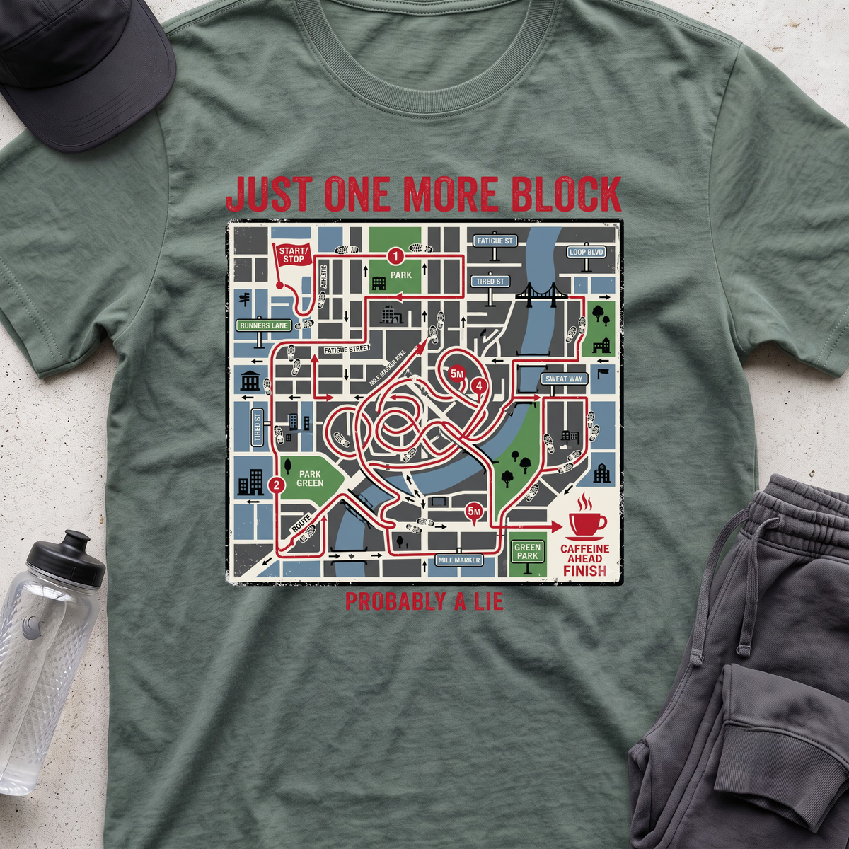 just one more block T-shirt
