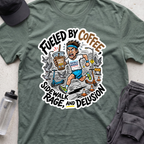 fueled by coffee T-shirt