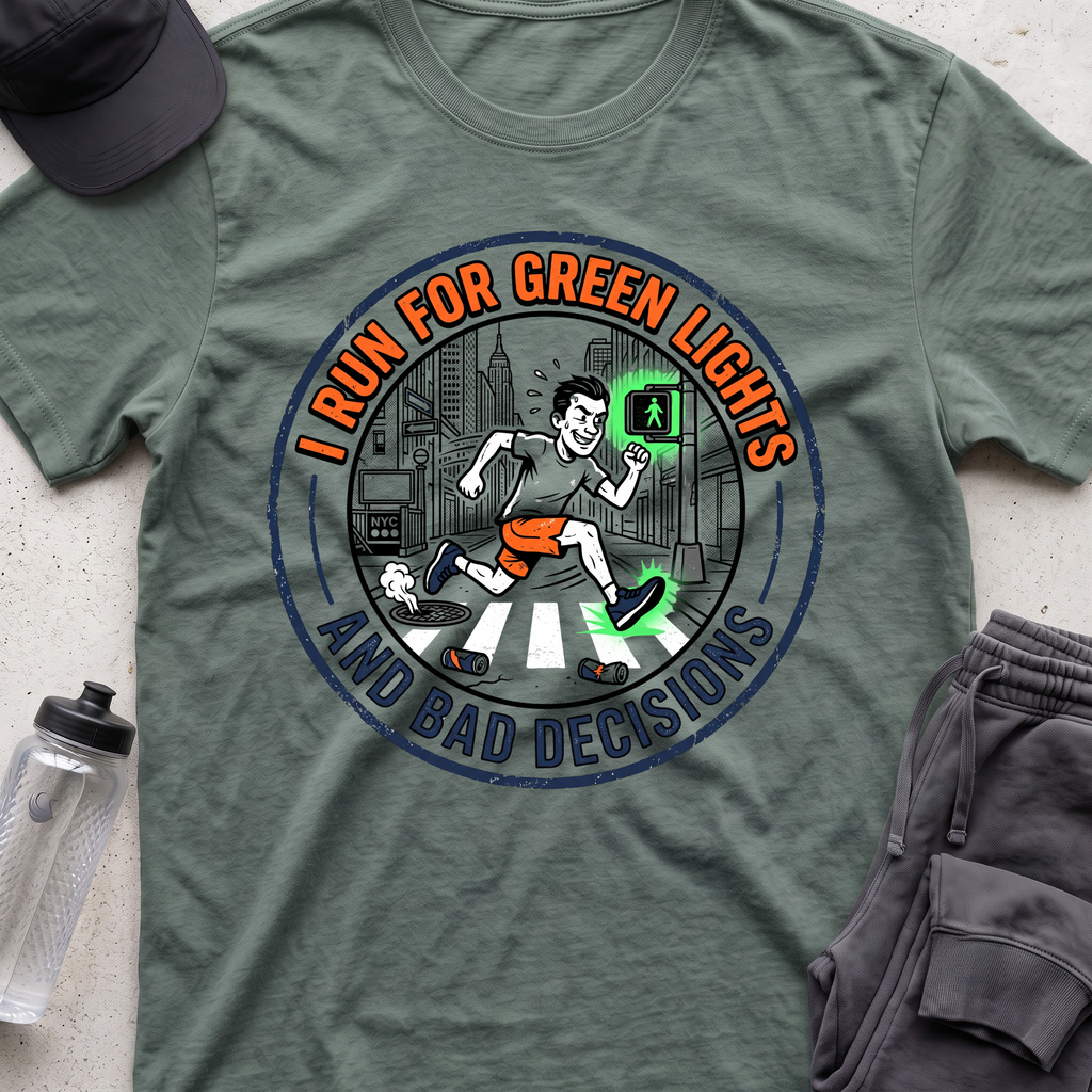 i run for green lights T-shirt