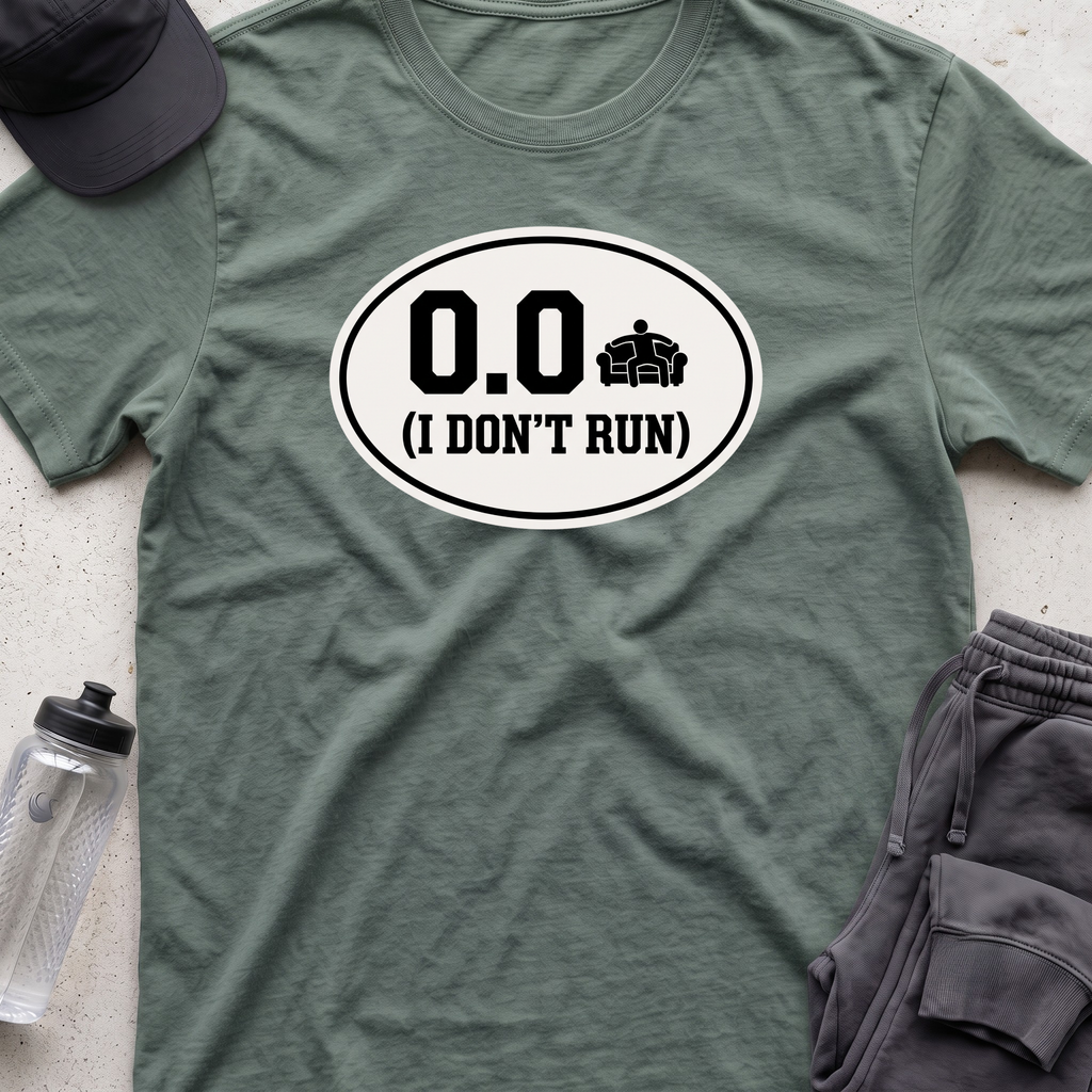 0.0 dont run T-shirt